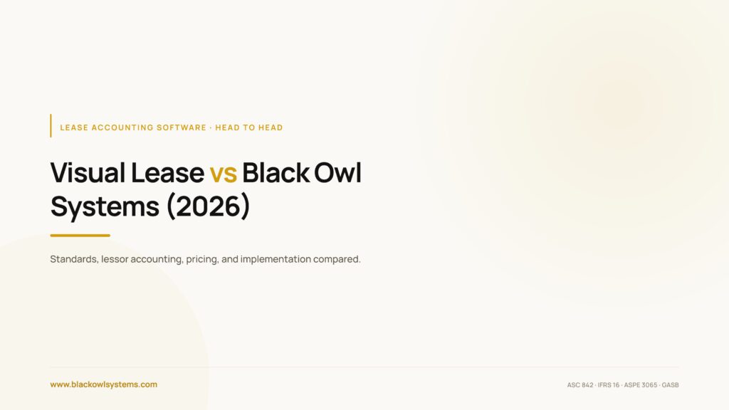 Hero image on article comparing Visual Lease to Black Owl Systems